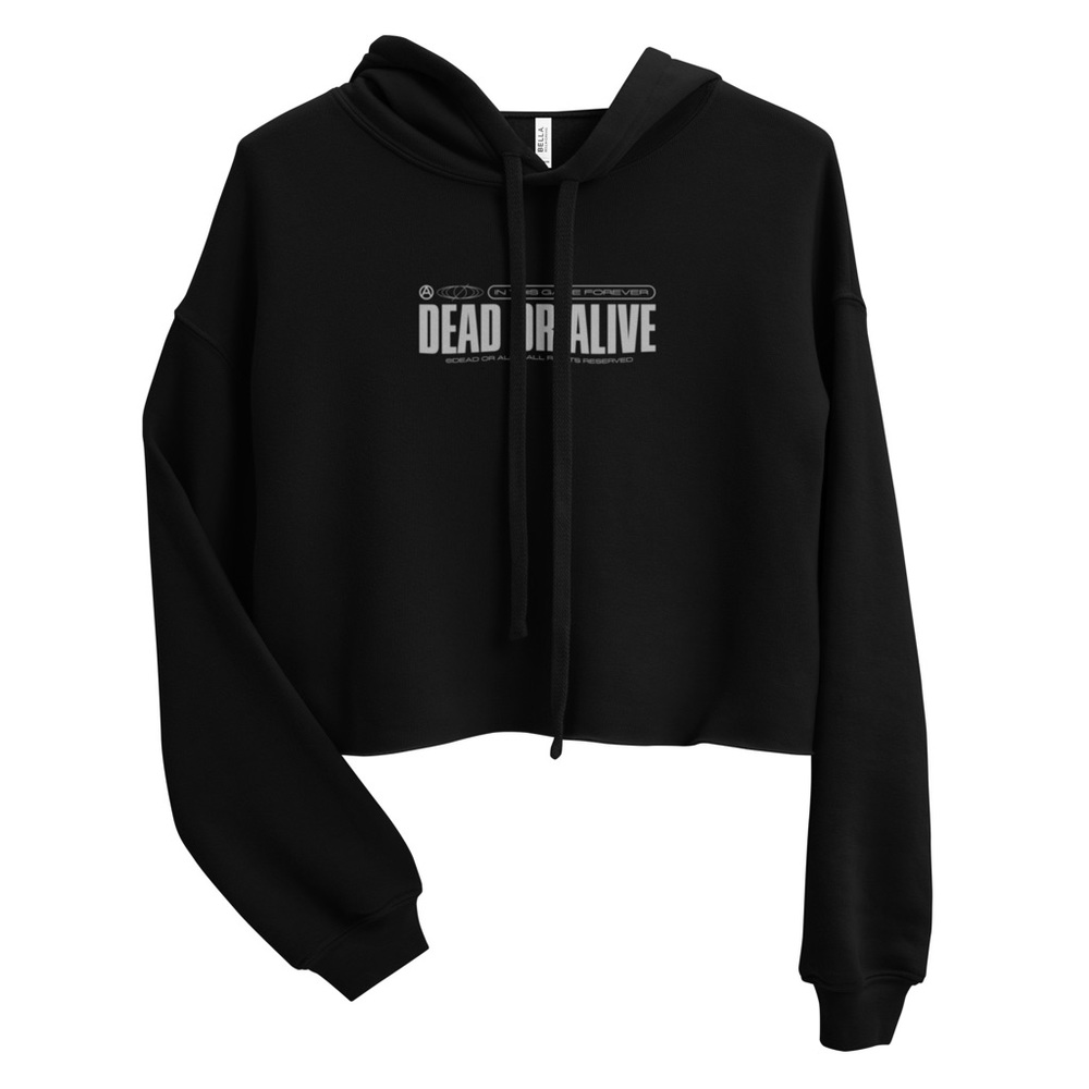DEAD OR ALIVE CAPSULE CROP HOODIE